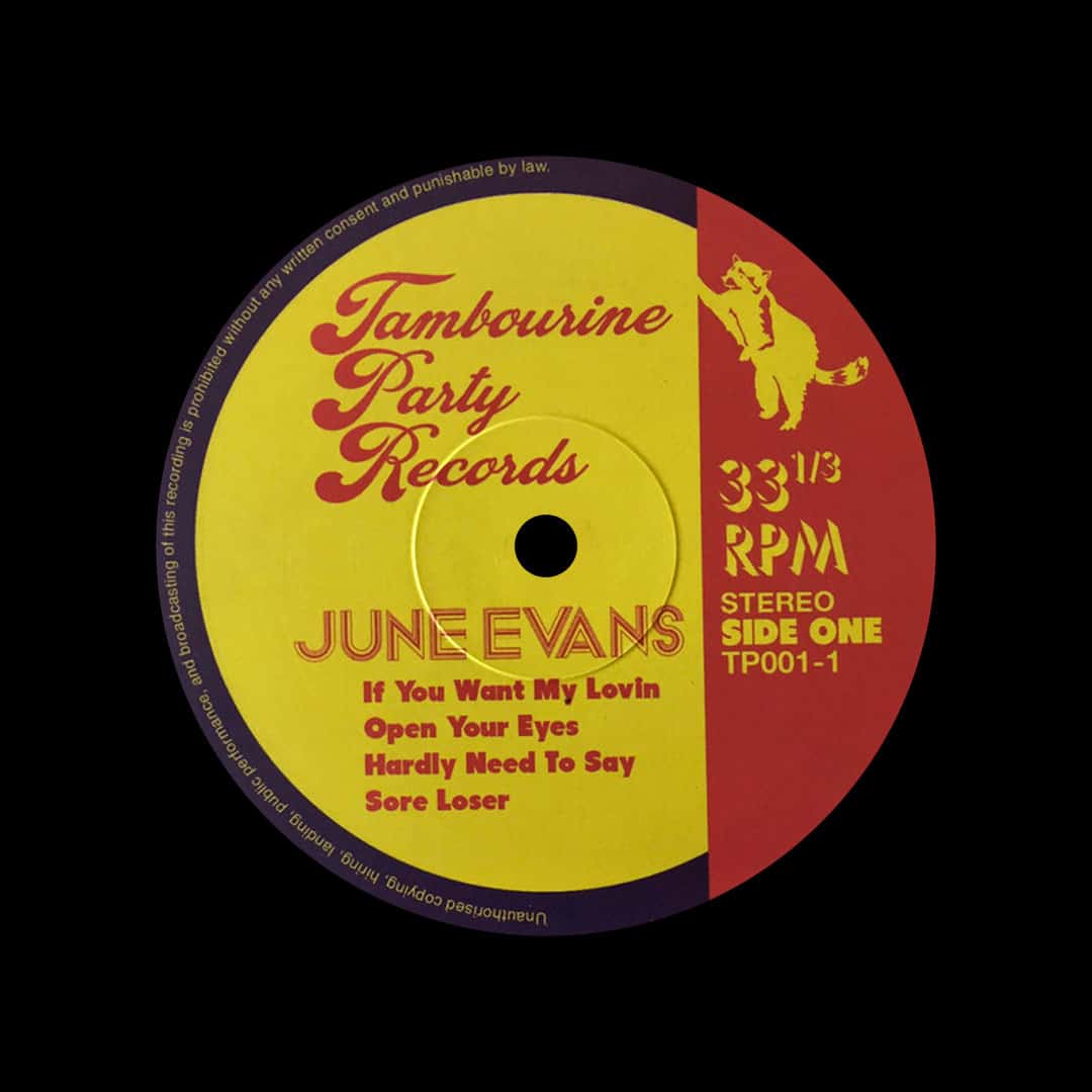 June Evans – June Evans | 12" 33RPM Vinyl | Tiki Tumbao