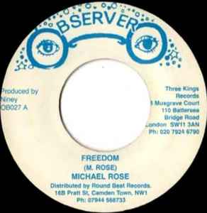 Michael Rose – Freedom | 7" 45RPM Vinyl | Tiki Tumbao