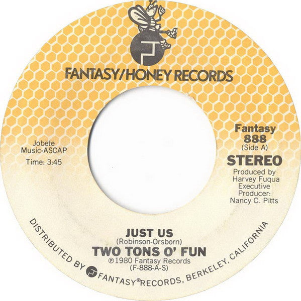Two Tons O' Fun – Just Us / I Got The Feeling | 7" 45RPM Vinyl | Tiki Tumbao