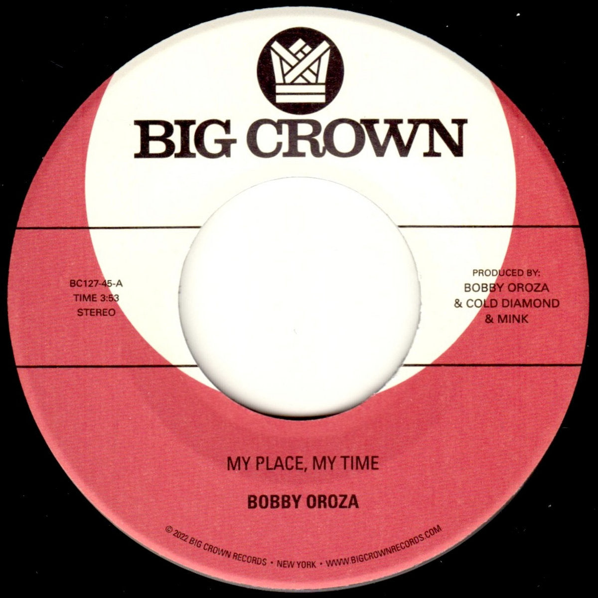 Bobby Oroza – My Place, My Time