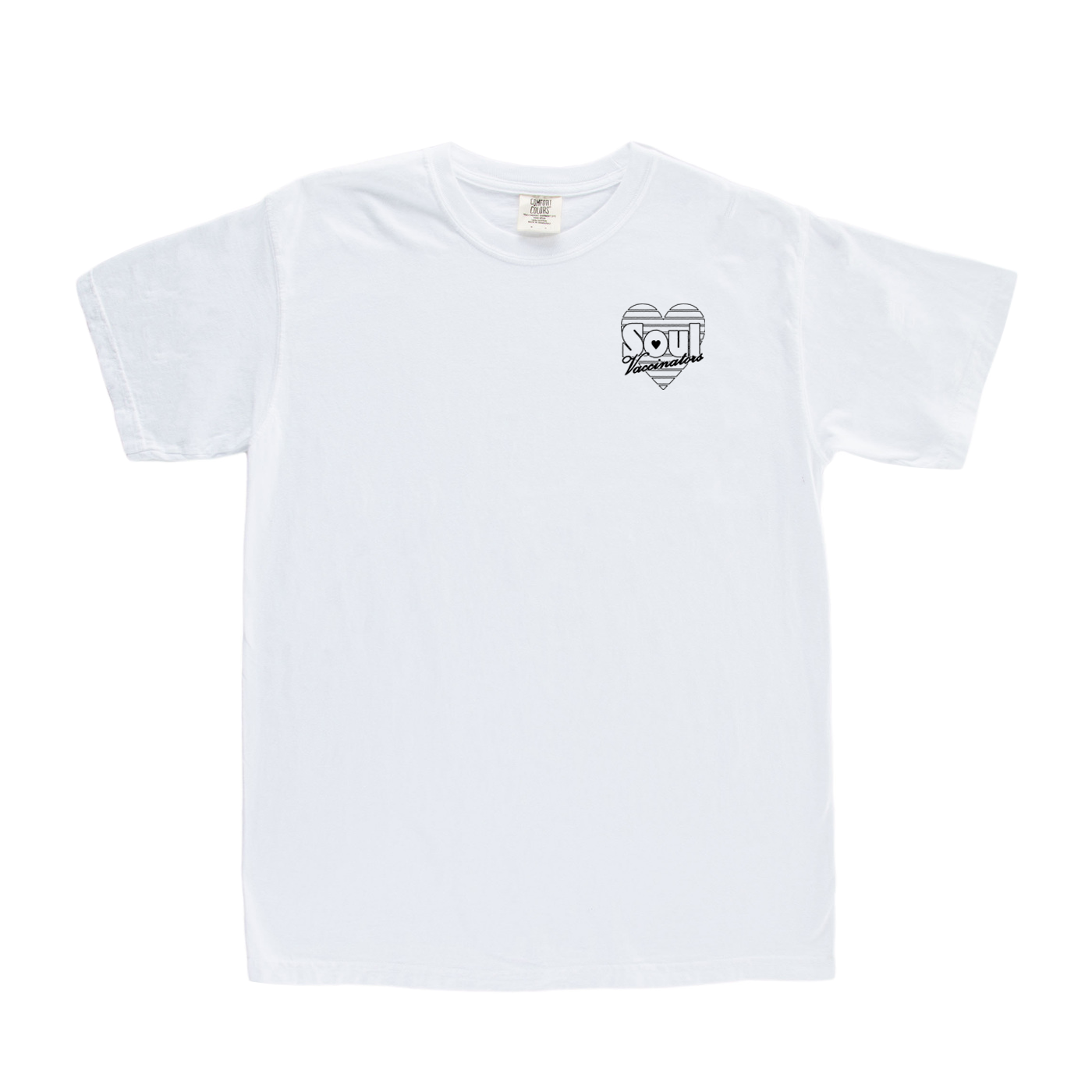 What's Good Label Tee Front | Soul Vaccinators | Tiki Tumbao Records