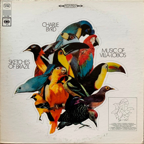 Charlie Byrd, Villa-Lobos ‎– Sketches Of Brazil - Music Of Villa-Lobos | 12" 33RPM Vinyl | Tiki Tumbao