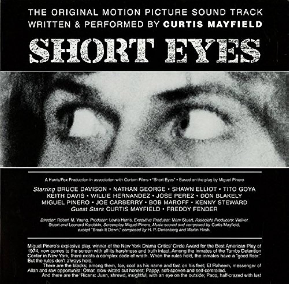 Curtis Mayfield ‎– The Original Motion Picture Sound Track Short Eyes | 12" 33RPM Vinyl | Tiki Tumbao