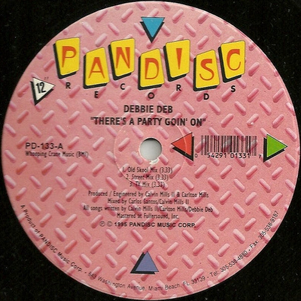 Debbie Deb ‎– There's A Party Goin' On | 12" 33RPM Vinyl | Tiki Tumbao