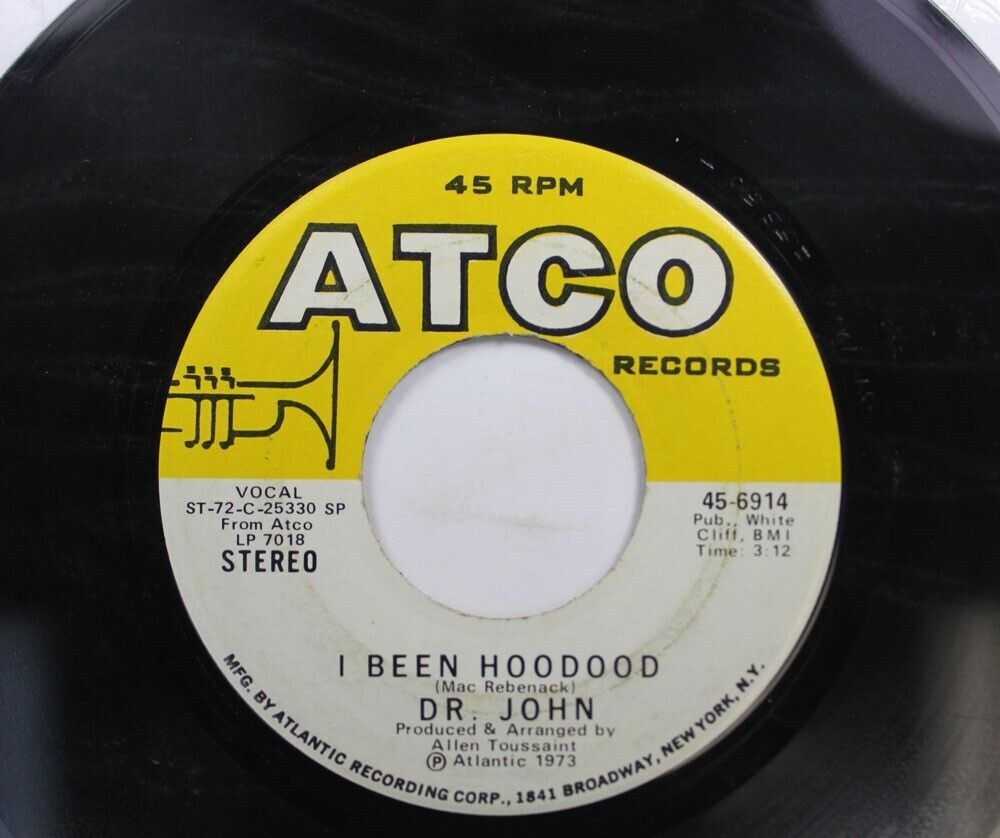 Dr. John ‎– Right Place Wrong Time / I Been Hoodood | 7" 45RPM Vinyl | Tiki Tumbao