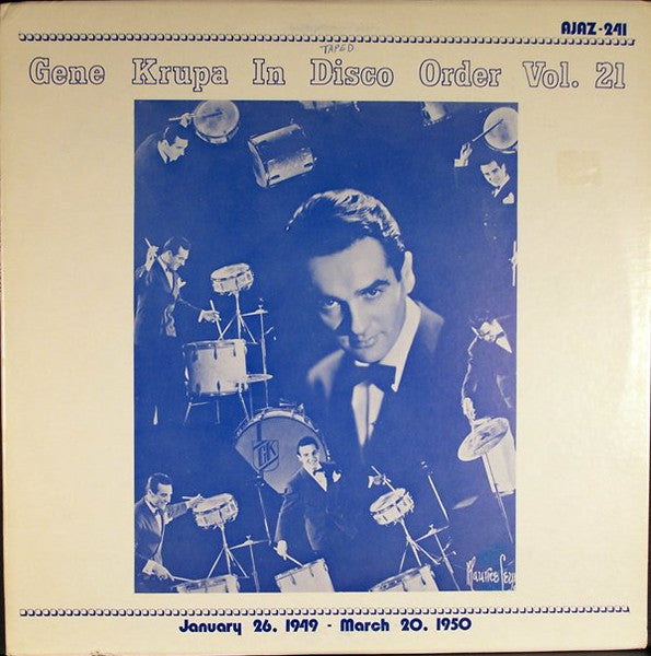 Gene Krupa ‎– Gene Krupa In Disco Order Vol. 21, January 26, 1949 - March 20, 1950