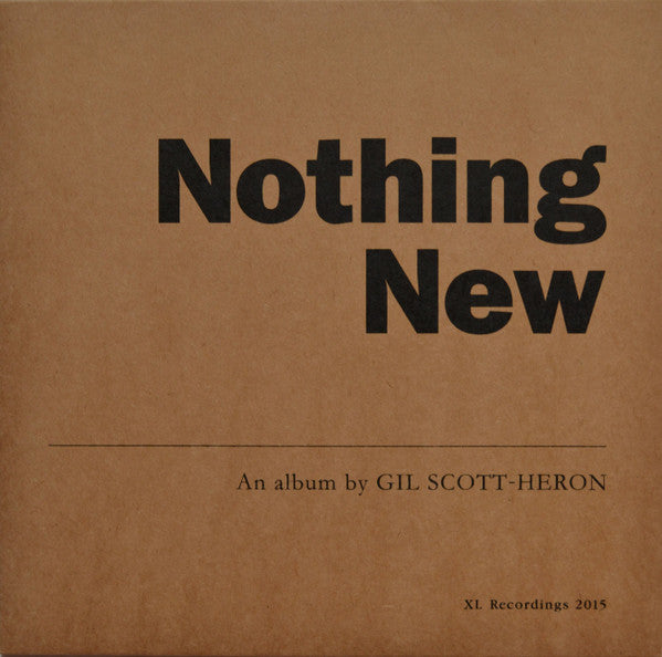Gil Scott-Heron ‎– Nothing New | 12" 33RPM Vinyl | Tiki Tumbao