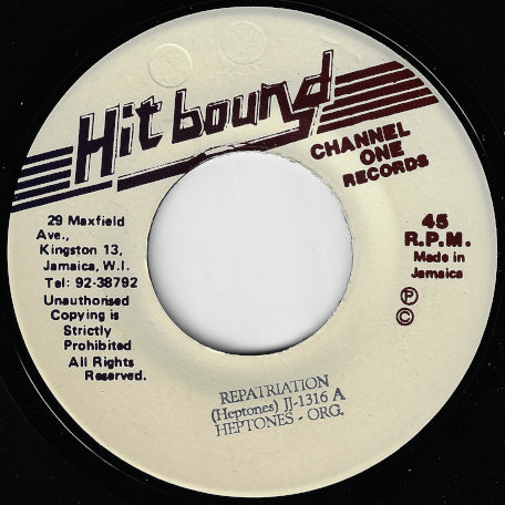 Heptones ‎– Repatriation | 7" 45RPM Vinyl | Tiki Tumbao