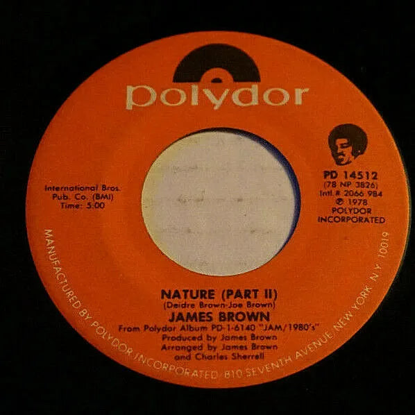 James Brown ‎– Nature | 7" 45RPM Vinyl | Tiki Tumbao