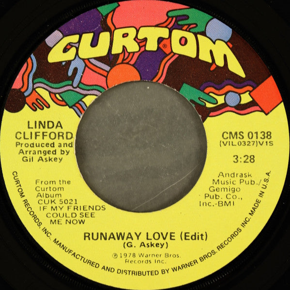 Linda Clifford ‎– Runaway Love (Edit) / Broadway Gypsy Lady | 7" 45RPM Vinyl | Tiki Tumbao