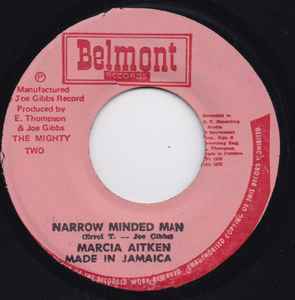 Marcia Aitken / Mighty Two ‎– Narrow Minded Man / Broom Stick | 7" 45RPM Vinyl | Tiki Tumbao