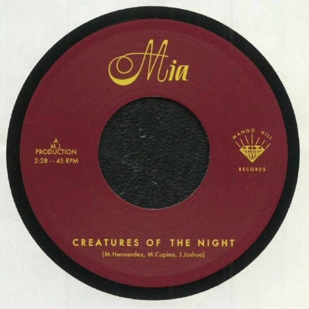 Mia ‎– Creatures Of The Night | 7" 45RPM Vinyl | Tiki Tumbao