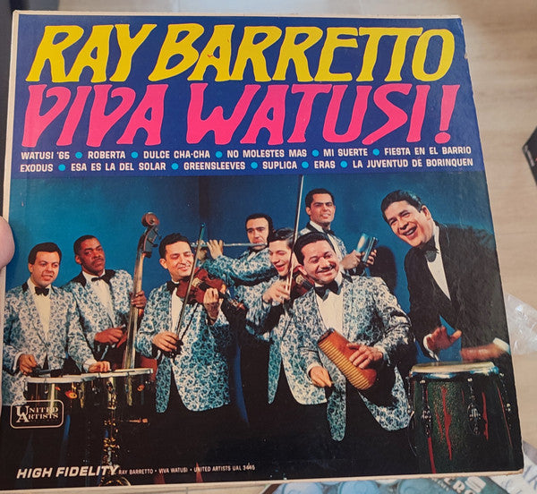 Ray Barretto ‎– Viva Watusi! | 12" 33RPM Vinyl | Tiki Tumbao