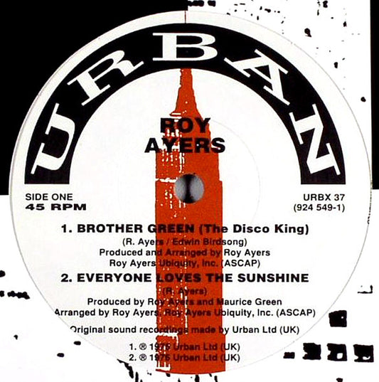 Roy Ayers ‎– Brother Green (The Disco King) | 12" 45RPM Vinyl | Tiki Tumbao