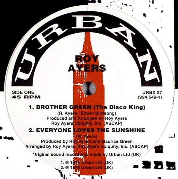 Roy Ayers ‎– Brother Green (The Disco King) | 12" 45RPM Vinyl | Tiki Tumbao