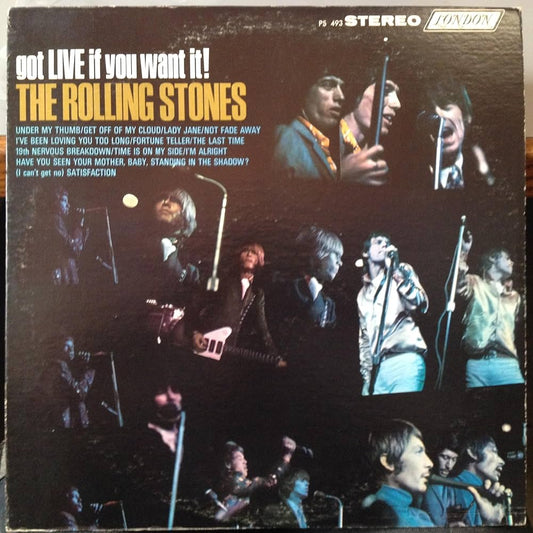 The Rolling Stones ‎– Got Live If You Want It! | 12" 33RPM Vinyl | Tiki Tumbao