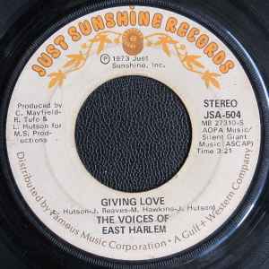 The Voices Of East Harlem ‎– Giving Love / New Vibrations | 7" 45RPM Vinyl | Tiki Tumbao
