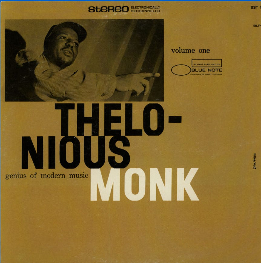 Thelonious Monk ‎– Genius Of Modern Music (Volume One)