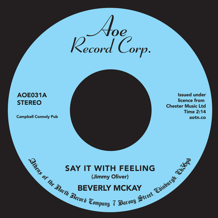 Beverly McKay – Say It With Feeling / Conscience