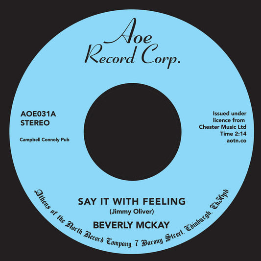 Beverly McKay – Say It With Feeling / Conscience