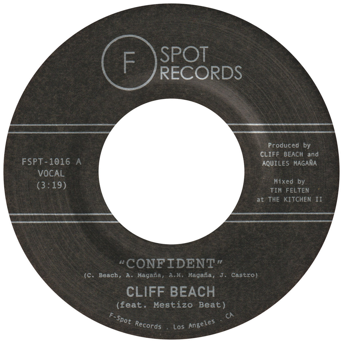 Cliff Beach, Mestizo Beat – Confident b/w Penny Candy