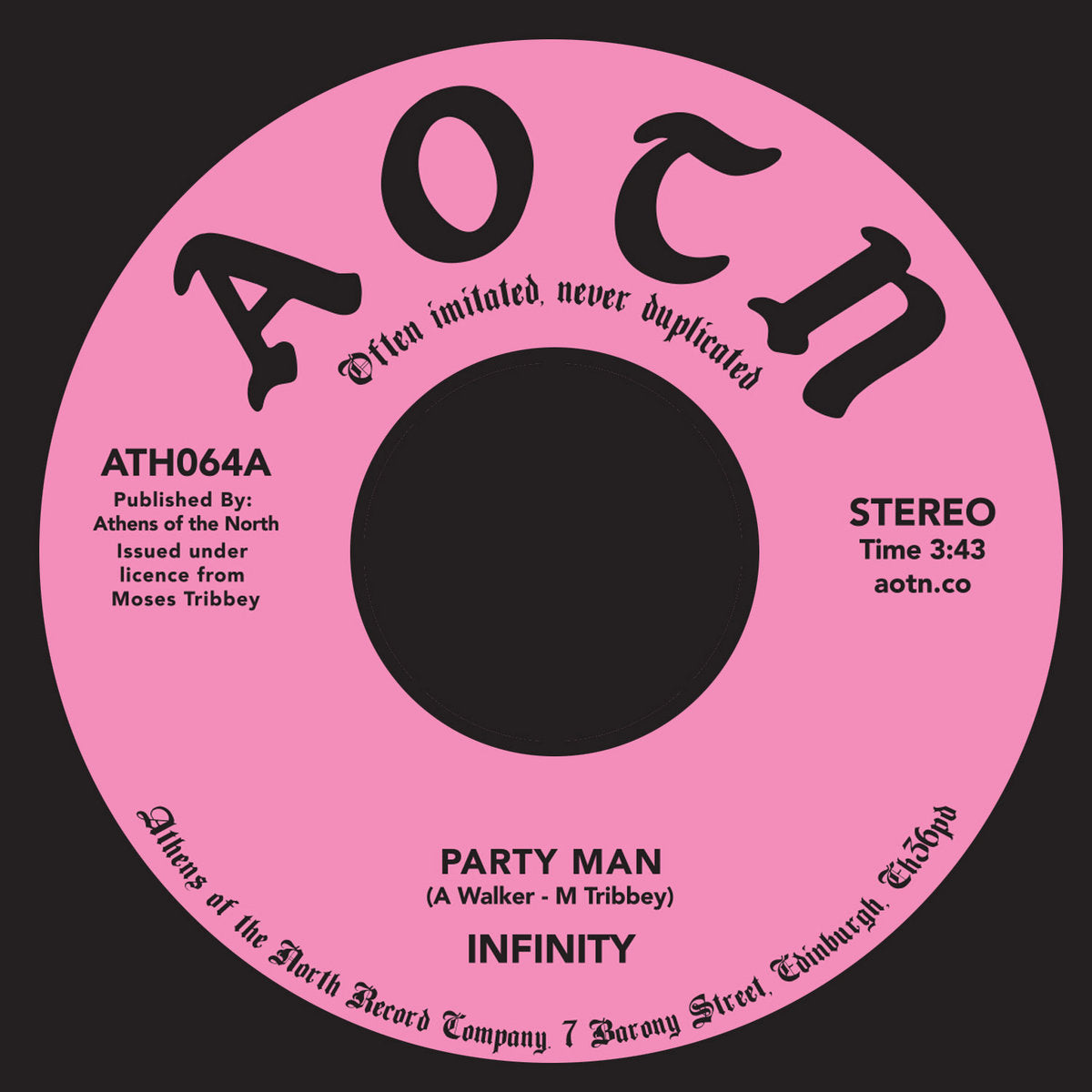Infinity – Party Man / Put Everything In Place