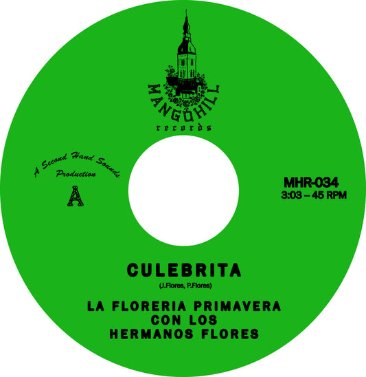 La Floreria Primavera Con Los Hermanos Flores ‎– Culebrita / La Primera Rosa (Clear)