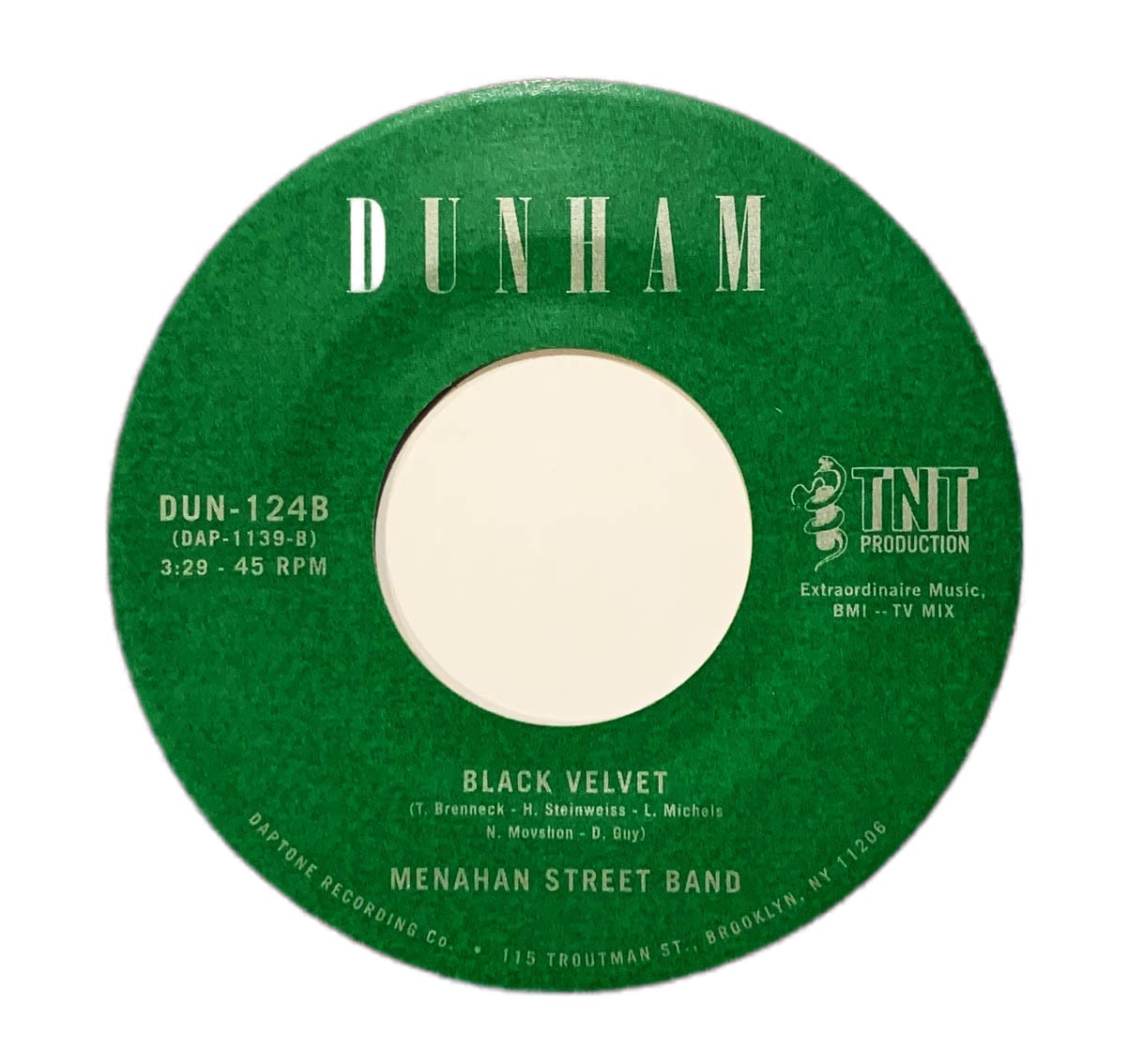 Menahan Street Band ‎– The Stranger / Black Velvet