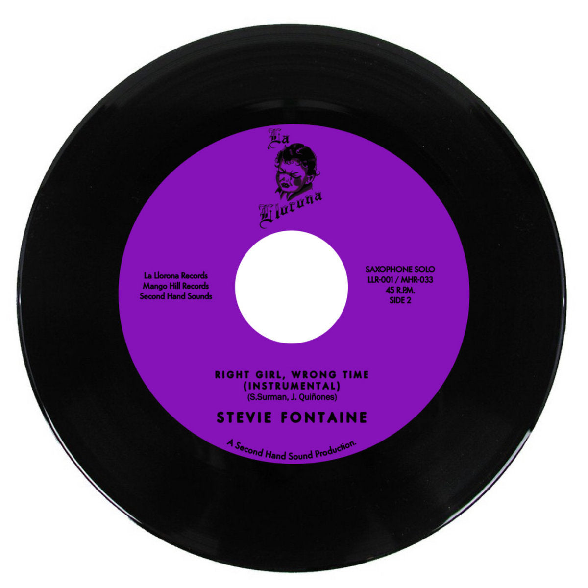 Stevie Fontaine ‎– Right Girl, Wrong Time