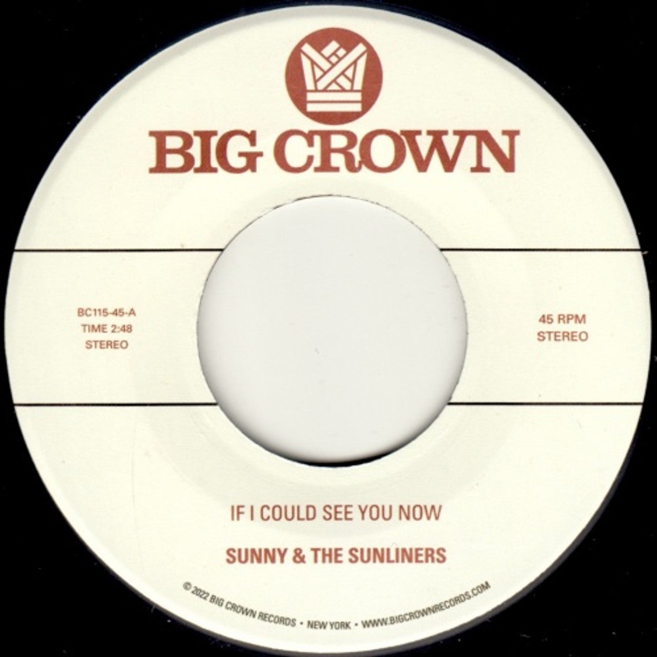 Sunny & The Sunliners – If I Could See You Now