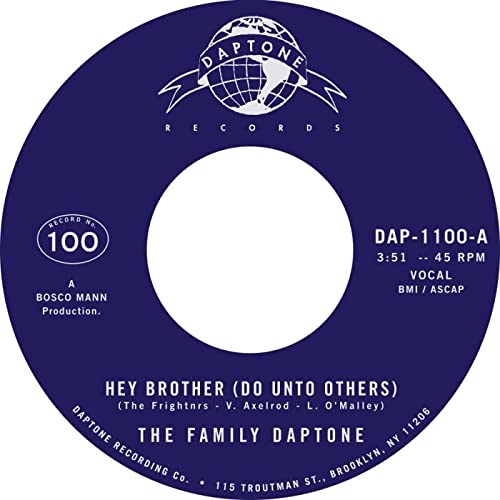 The Family Daptone / The 100 Knights Orchestra – Hey Brother (Do Unto Others) / Soul Fugue